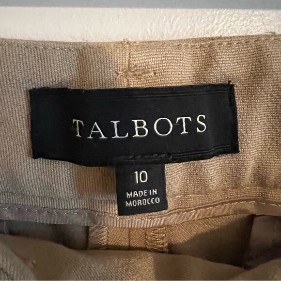 𝅺TALBOTS Khaki Dress Pants Trousers‎ Curvy Sz 10 - Picture 5 of 10